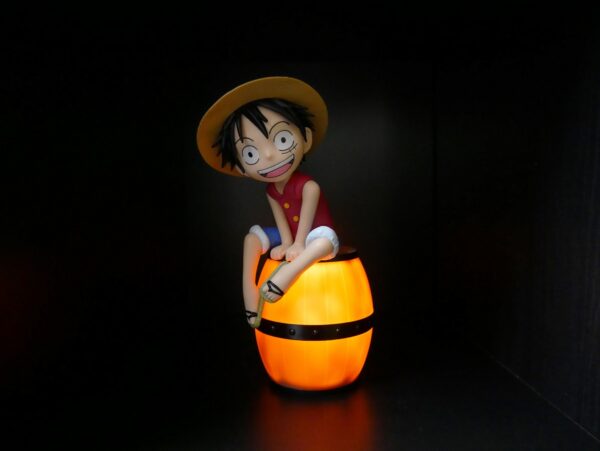 811634 LUFFY ON LIGHT-UP BARREL FACE ON HD