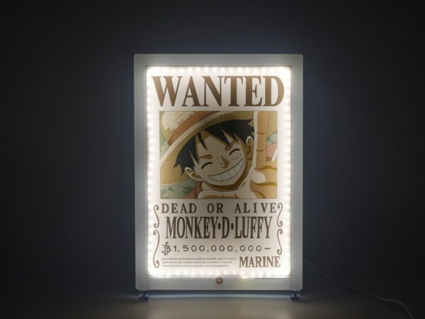 811642 LIGHT-UP WANTED LUFFY NEON STYLE ON HD