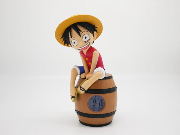 811644 LUFFY BARREL ALARM CLOCK face HD